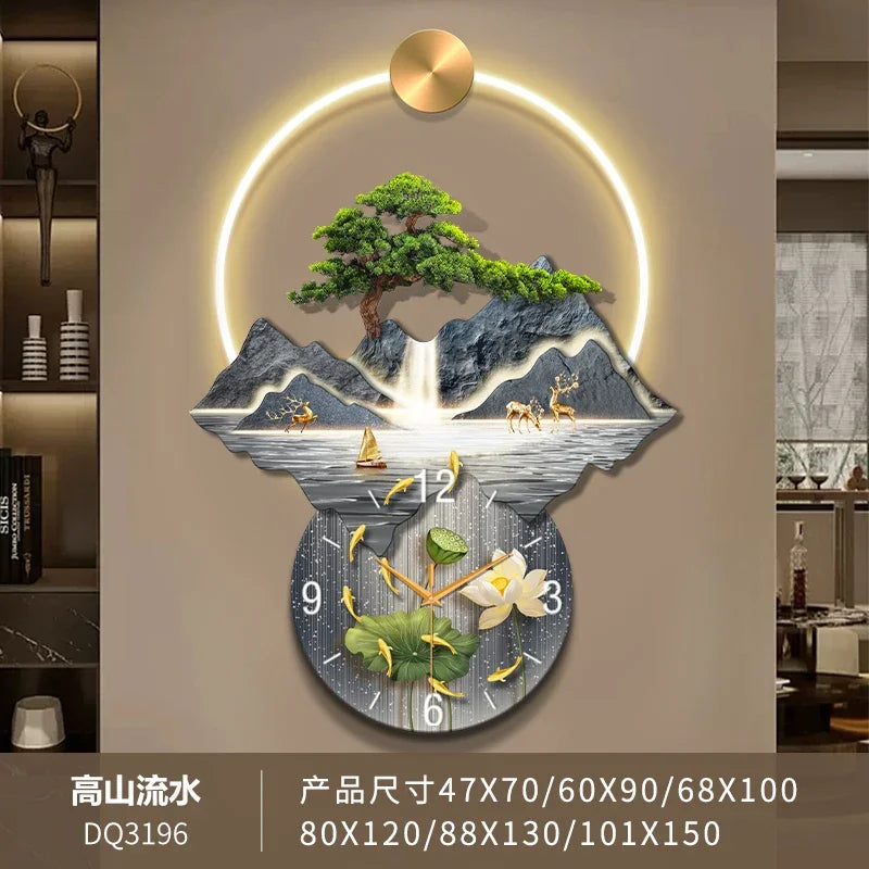 Korean Aesthetic Wall Clock Mechanism Luxury Living Room Cute Korean Aesthetic Clock Wall Fashion Reloj Pared Room Decorations