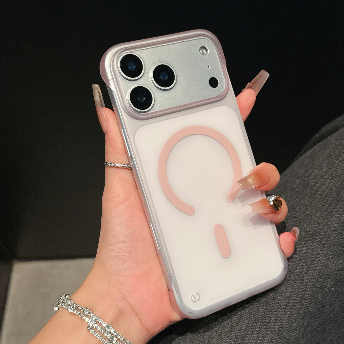 Ultra Thin Frameless Phone Case For iPhone 18 17 Pro Max Air 14 15 Plus 13 12 16 Pro For Magsefa Magnetic Matte Protection Cover