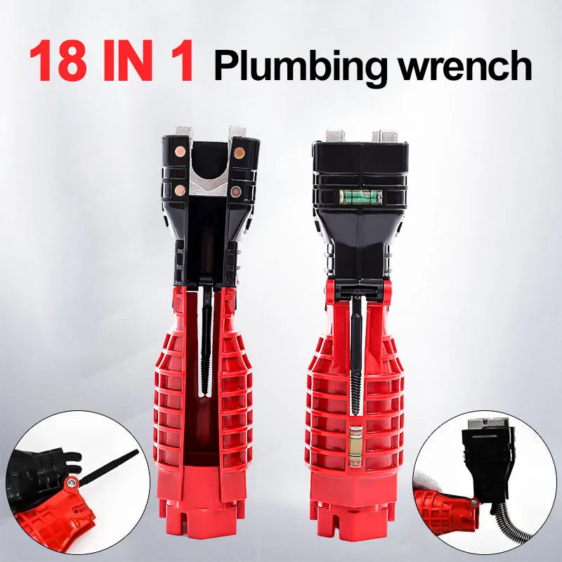 8/18 in 1 Universal Wrench Faucet Multi-head Double-head Sink
