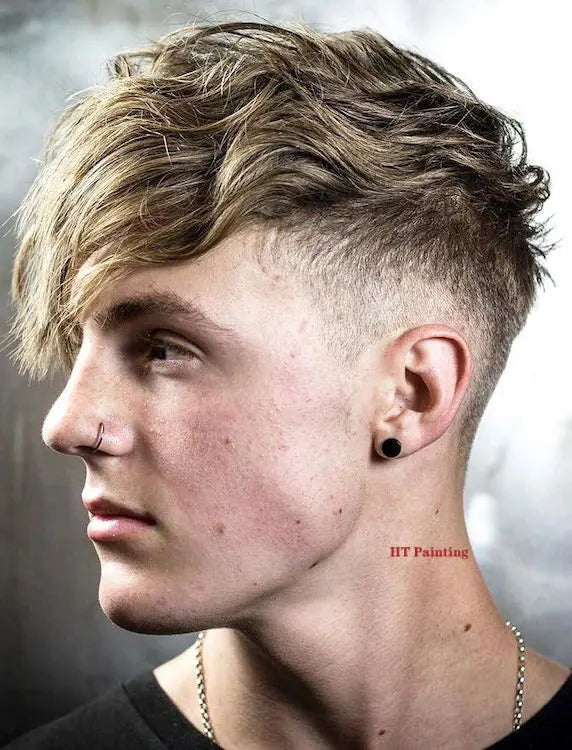 Fashion Man Hairstyle Model Hairdressing Poster Male Hair Design Canvas Painting Wall Pictures Salon Barber Shop Home Decor