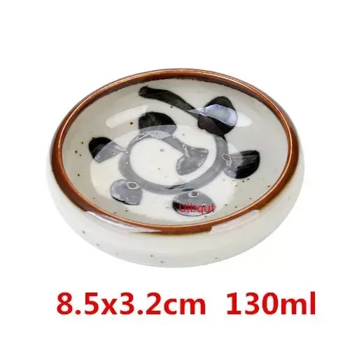 Ceramic Seasoning dish Japanese snack dish soy sushi sauce dish gravy Sauce Vinegar Jam Dishes Kitchen Small Plate Tableware
