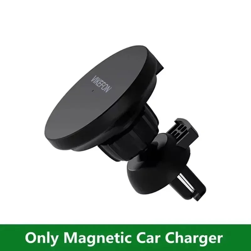 Magnetic Wireless Charger Air Vent in Car for Macsafe iPhone 12 13 14 15 16 Pro Max Magnet Phone Holder Fast Car Charging Stand