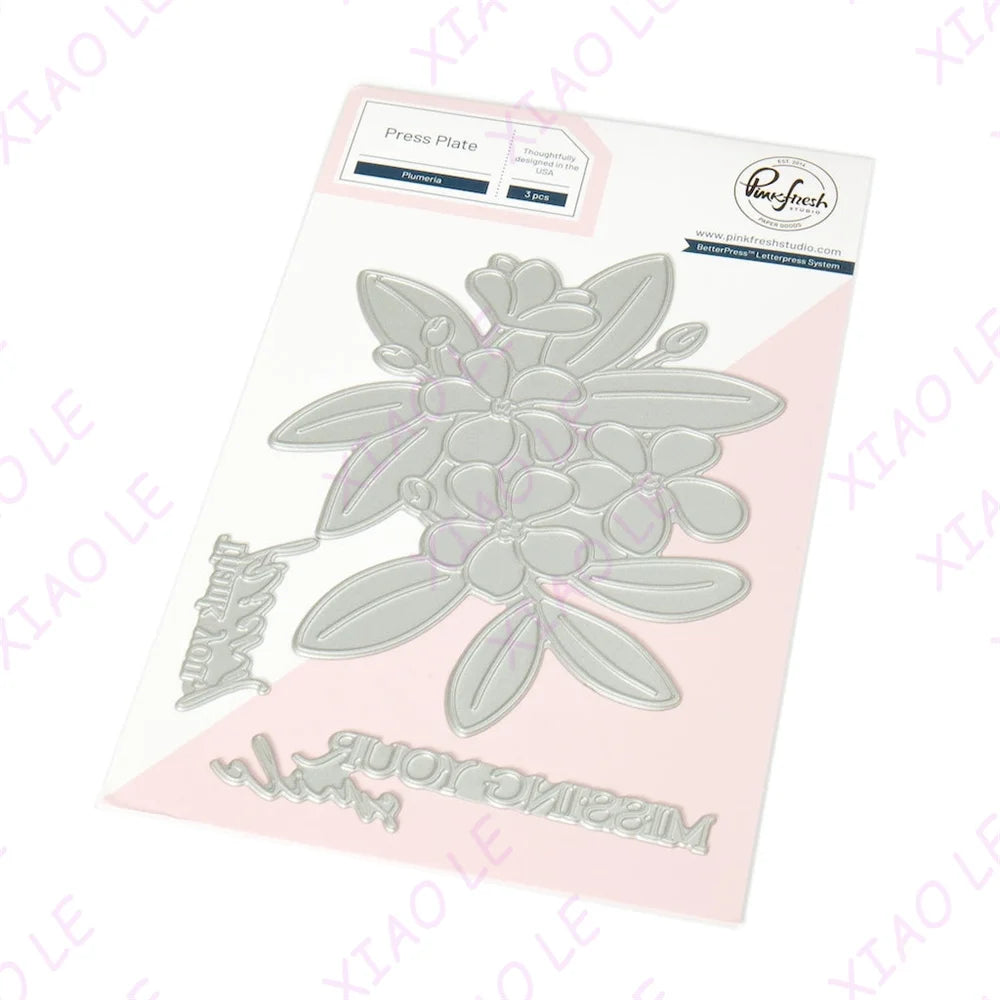 Pink Fresh Good Times April Releases Metal Cutting Dies Stamps Stencil Hot Foil Scrapbooking Album Decoration Craft for DIY Card