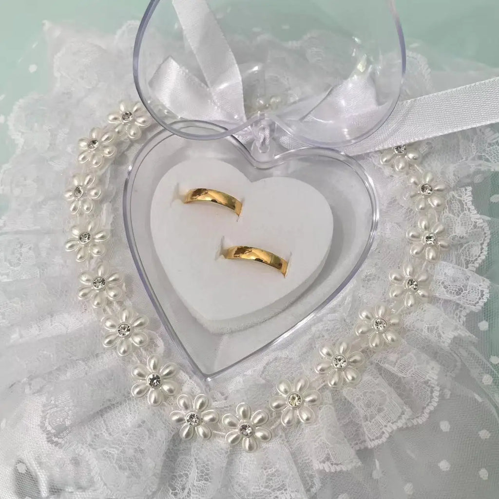Wedding Ring Pillow - Elegant Ring Bearer Cushion