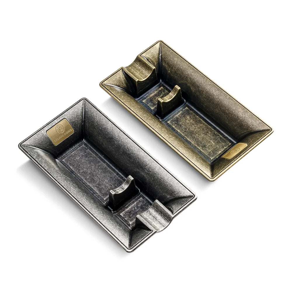 Cigar Ashtray Luxury Retro Large Caliber Holder Ash Tray Cigarette Tobacco Home Office Decoration Portable Single Slot CKA-1001