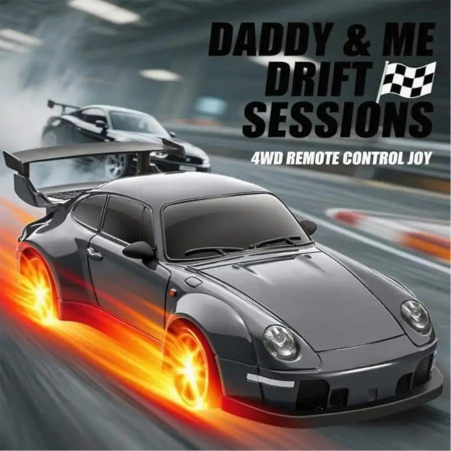 1:24 Scale RC Drift Car With Colorful LED Lights