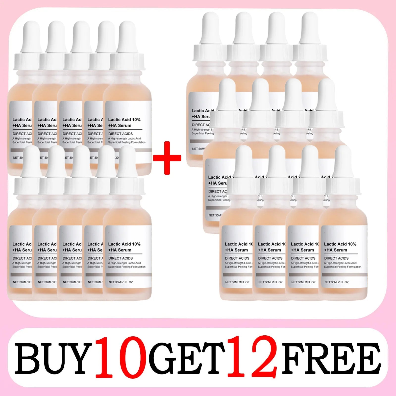Remove Large Pores Serum Lactic Acid Facial Pore Shrinking Repairing Products Pore Minimizing Firming Smooth Korean Skin Care