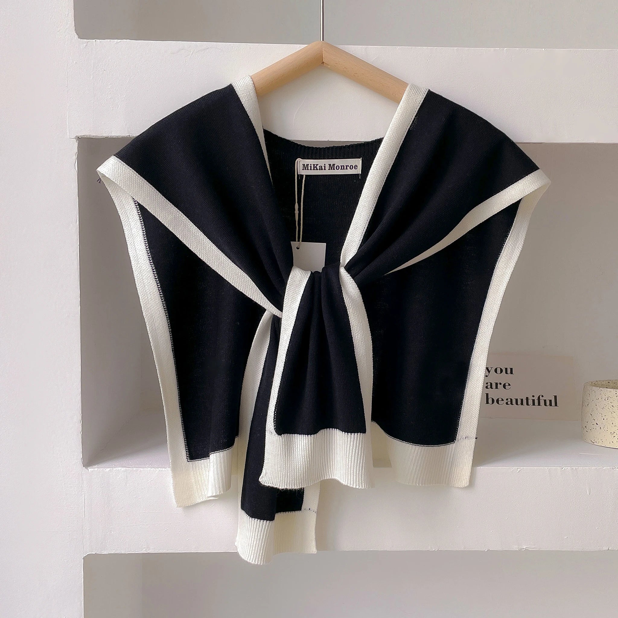 2025 Spring And Autumn Knitted Shawl With Summer Office Air-Conditioned Room Neck And Shoulder Scarf Casual Fashion Outdoor