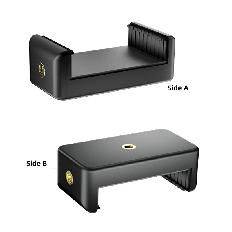 Tripod Stand Phone Clip with 1/4 Inch Screw Hole Holder For Tripod Mobile Smart Phone Universal Accessories Stand Mount