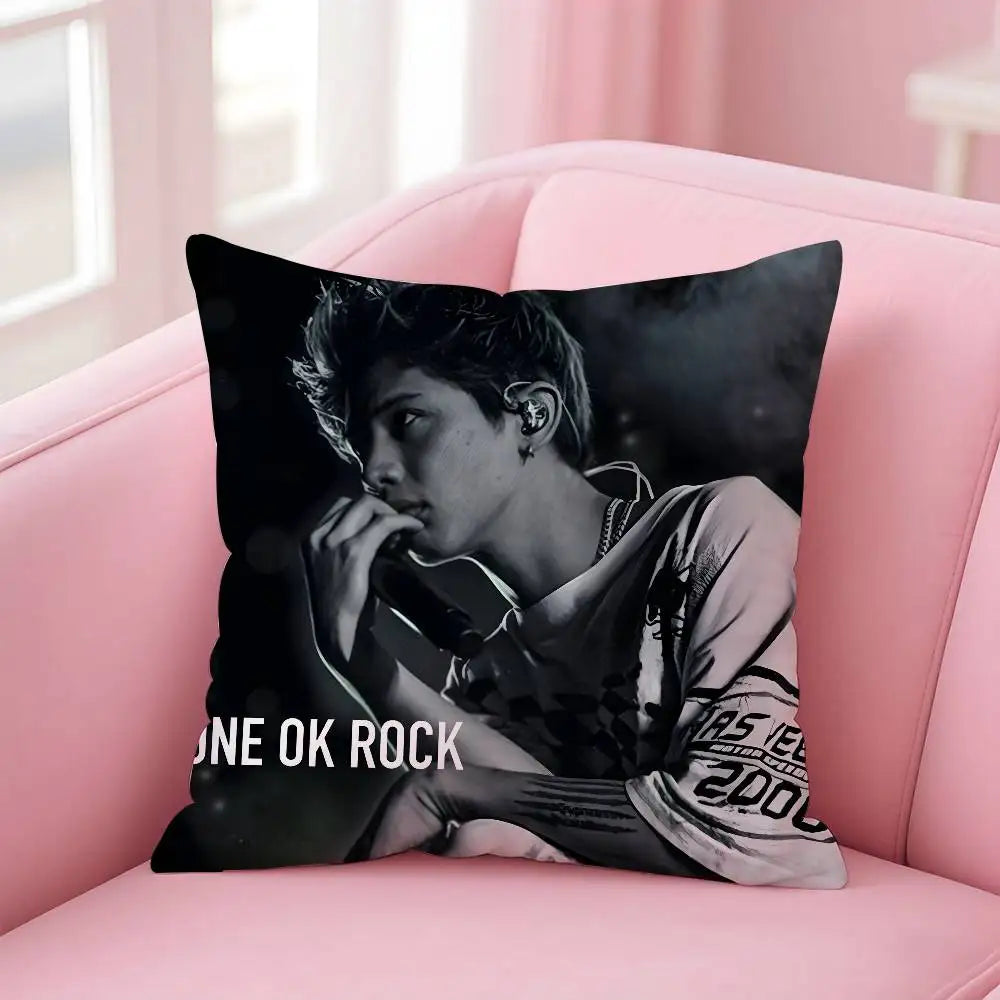 ONE OKBand O-ONE OK R-ROCK Ambitions Pillow Case pattern printing pillowcase living room sofa cushion cover bedroom room decor