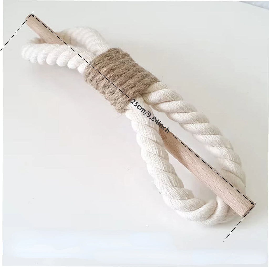 1pc Solid Wooden Stick, Simple Curtain Binding Rope, Curtain Tieback, Curtain Buckle Curtain Holdback For Room Decor home decor