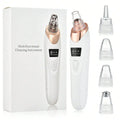 Cloud Prime Electric Facial Pore Cleaner Pimple Adsorbent Rechargeable Blackhead Reduce Tool 3 Suction Power, 5 Probes For Christmas And New Year Gifts