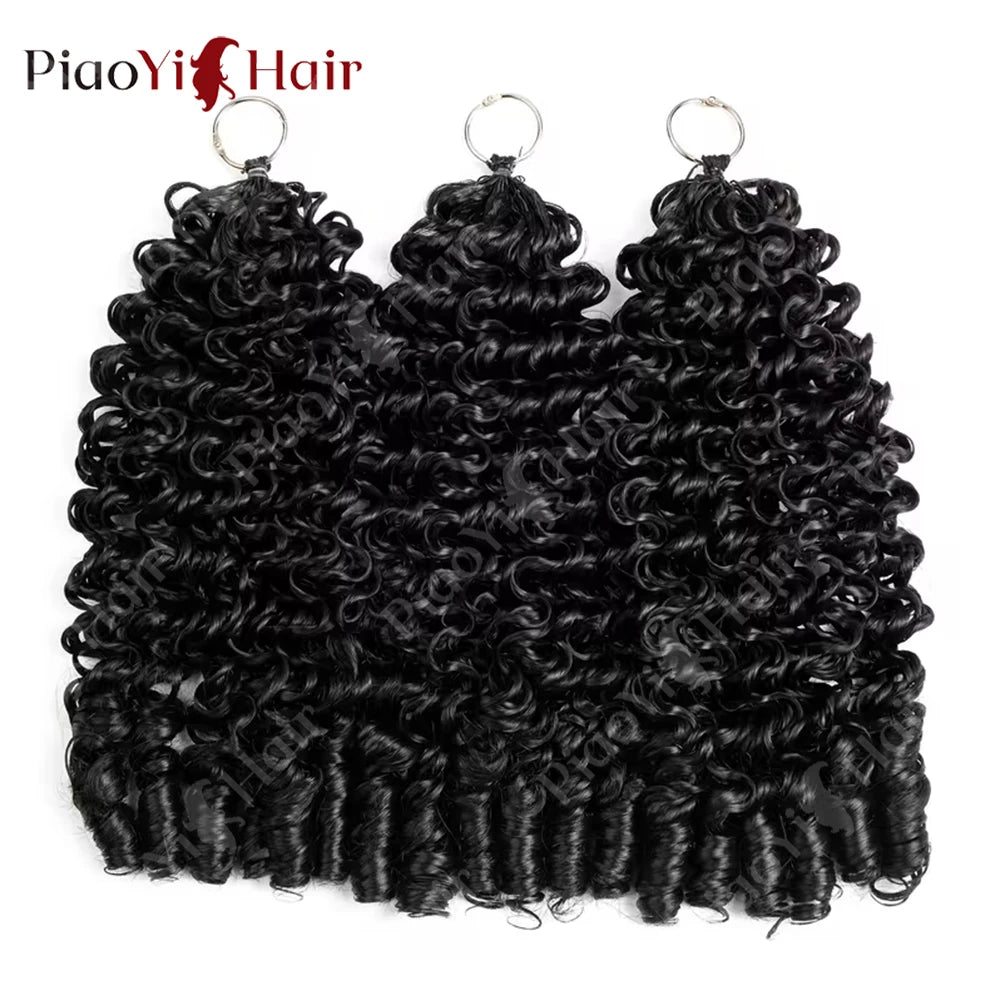 60g Per Bunldes 15A Burmese Curly Crochet Human Hair