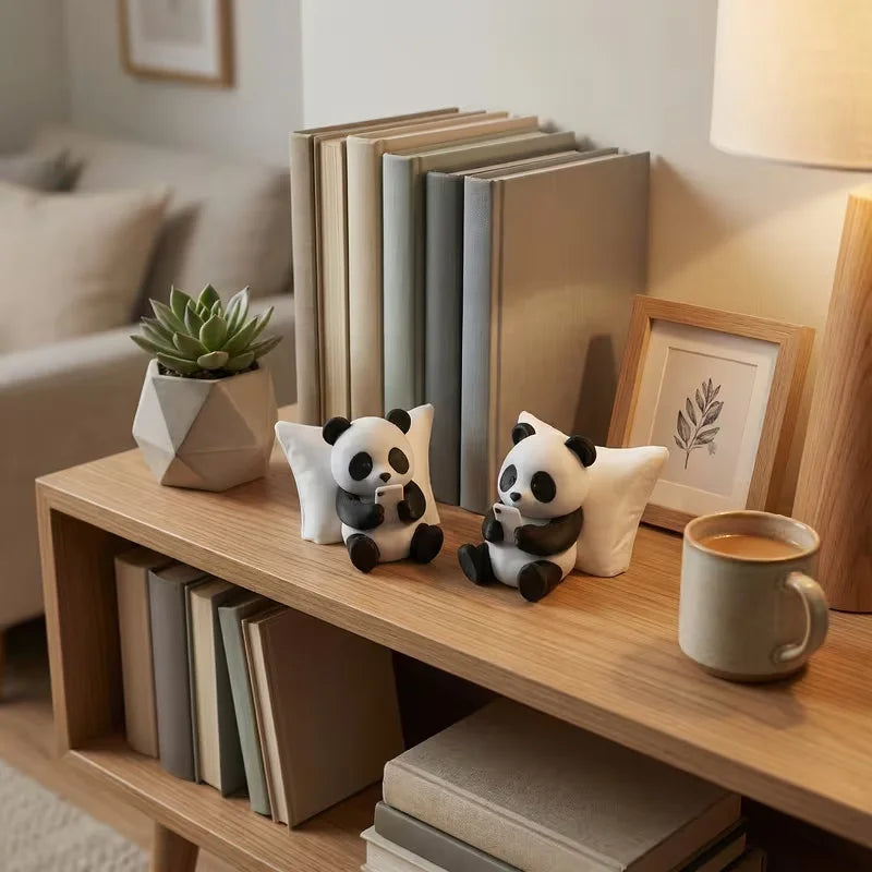 Panda Sculpture Ornament
