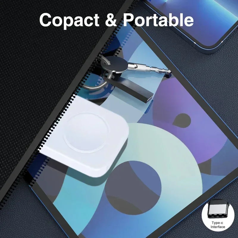 Magnetic Type C Watch Wireless Charger For Samsung Galaxy Watch Ultra/7/6/6 Classic/5 Pro/5/4 /4 classic/3/Active Fast Charging