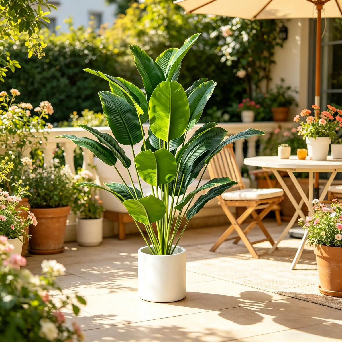 67-112cm Large Artificial Plants Bird of Paradise Tree Tropical