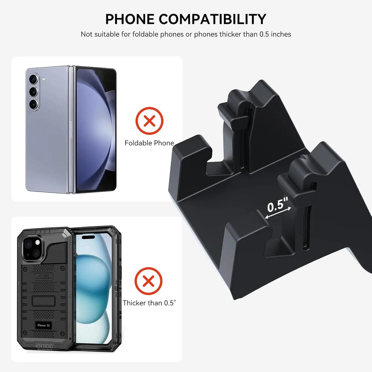 For Tesla Model Y Juniper Silicone Phone Mount Model