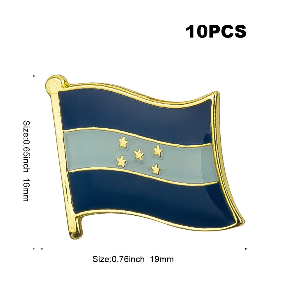 10pcs a lot   Flag Laple Pin Badge Brooch Cambodia Canada Czech Rep. Zimbabwe Kuwait Croatia Kenya Kazakhstan Haiti