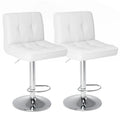 JHK PU Leather Bar Stools Set of 2