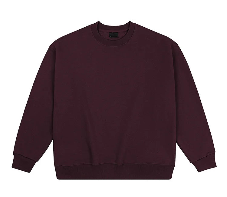 Autumn Oversized Sweatshirts Women Cotton Loose Pullovers Red O Neck Warm Sweatshirt For Women Oversize Winter Clothes Fleece