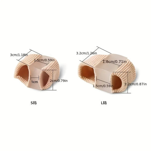 1 Gel Toe Separator | Cushioned and Protective, Soft and Comfortable, Invisible Wear, Unisex Durable Foot Pad