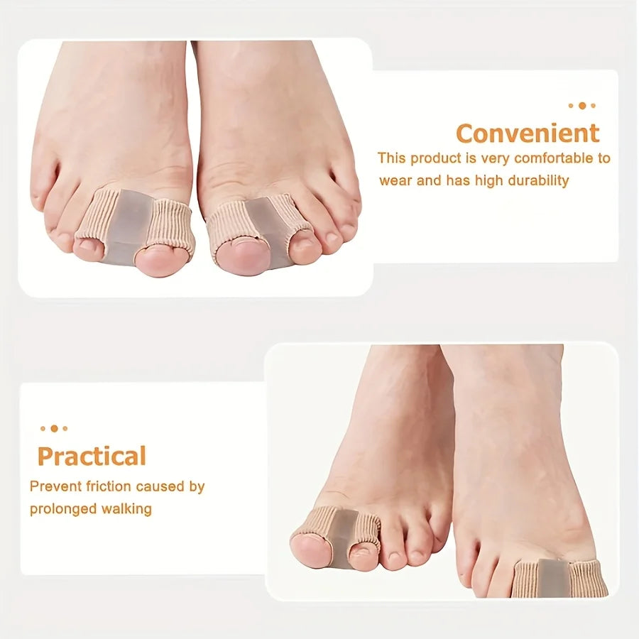 1 Gel Toe Separator | Cushioned and Protective, Soft and Comfortable, Invisible Wear, Unisex Durable Foot Pad