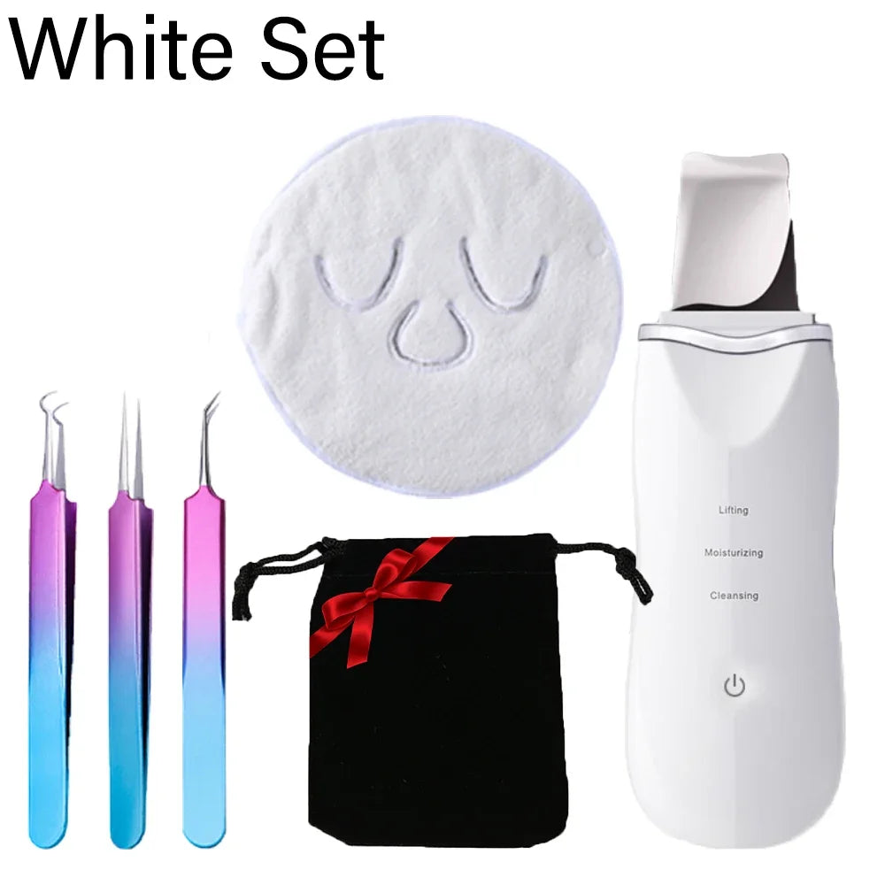 Facial Skin Scrubber Face Spatula Exfoliator Deep Cleansing Blackhead Remover Facial Lifting Cleaning Not Ultrasonic Skin Care