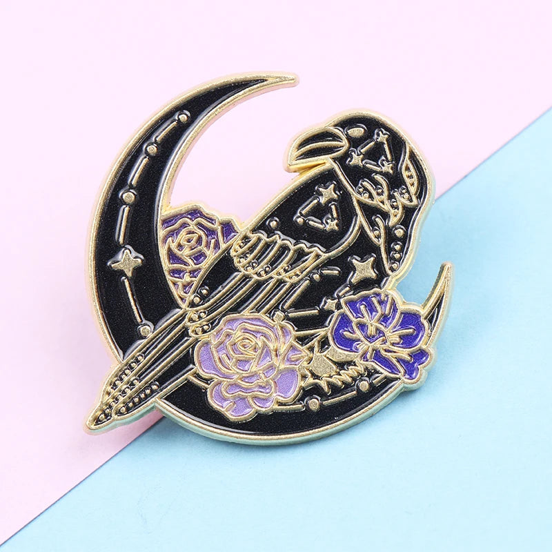 Cute Animal Series Enamel Brooch Alloy Pin Cartoon Kawaii Capybara Cat Dog Duck Pet Backpack Lapel Badge Jewelry Gift for Kids