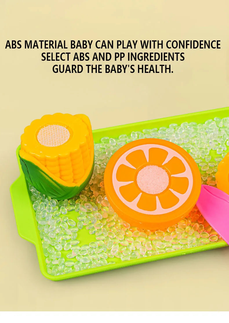 Fruit Cutting Set Children's Play House Toy Kitchen Vegetable Baby Can Cut Vegetables Boys and Girls Cutting Toys Gift
