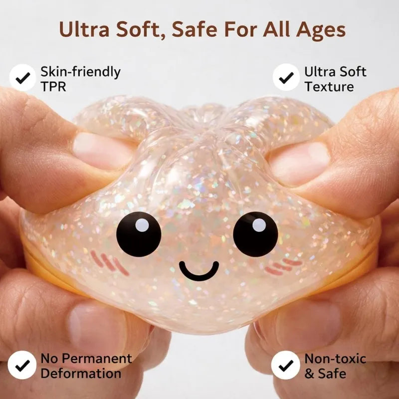 Simulation Flash Dumpling Pressure Ball Slow Rebound Soft Pinch Decompression Office Home Decorat Children Adults Birthday Gifts