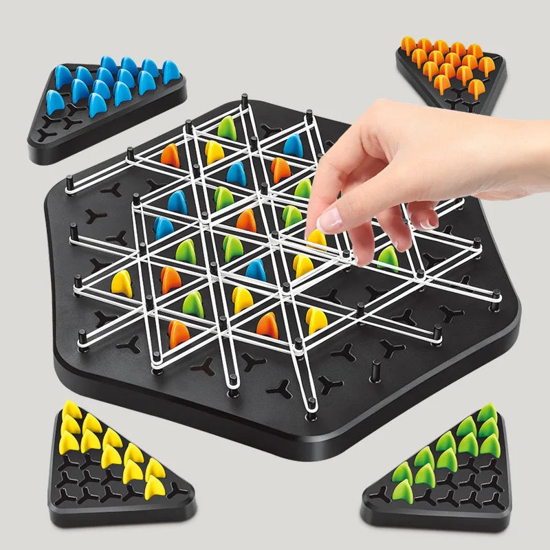Trigonometric Geometry Chained Board Puzzle Game Parent-Child Interactive Games Exercise Children Logic Puzzle Toys