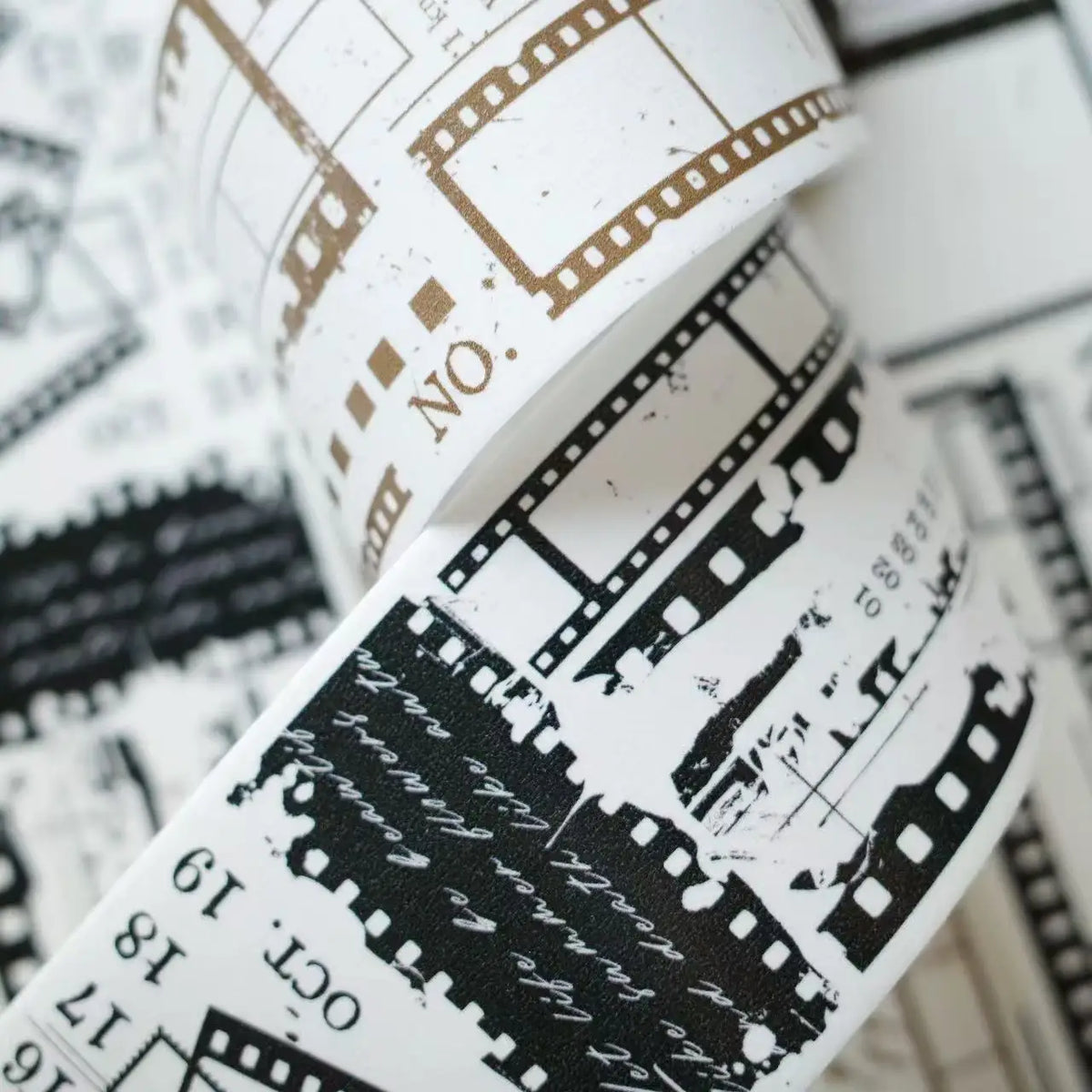YiEr Studio Vintage Memories Of The Past Film Washi PET Tape Planner DIY Card Making Scrapbooking Plan Decorative Sticker