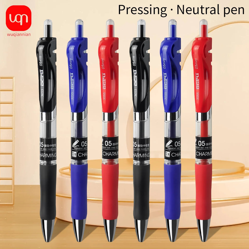 Retractable Gel Pens, 0.5mm Fine Tip