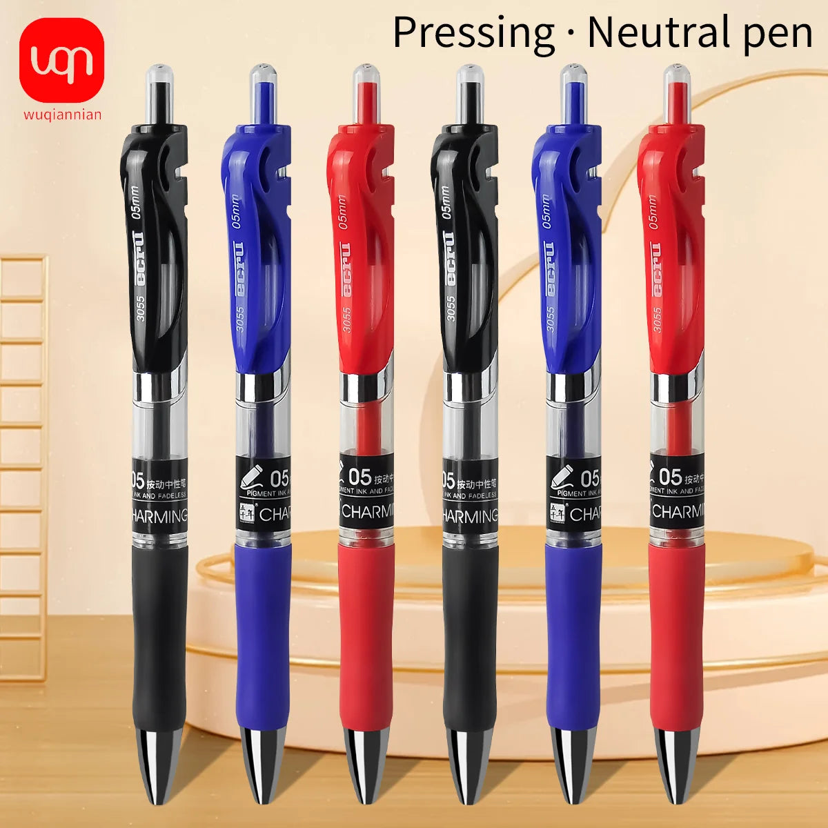 Retractable Gel Pens, 0.5mm Fine Tip