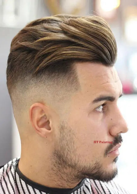 Fashion Man Hairstyle Model Hairdressing Poster Male Hair Design Canvas Painting Wall Pictures Salon Barber Shop Home Decor