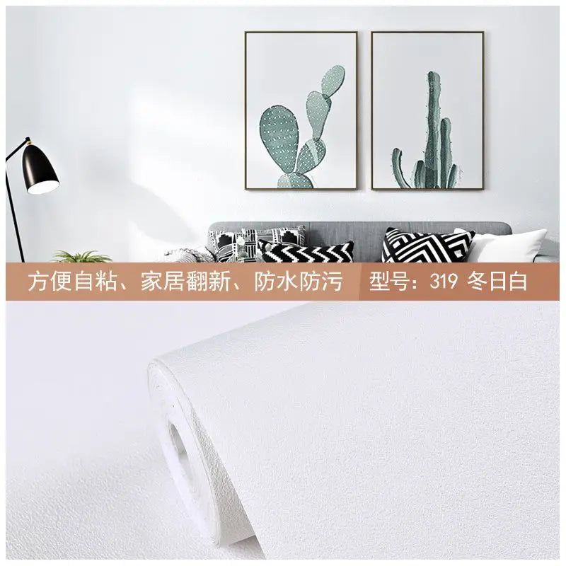Matte PVC DIY Self Adhesive Decorable Film Vinyl Wall Stickers Kitchen Cabinets Bedroom Furniture Waterproof Oilproof Wallpapers