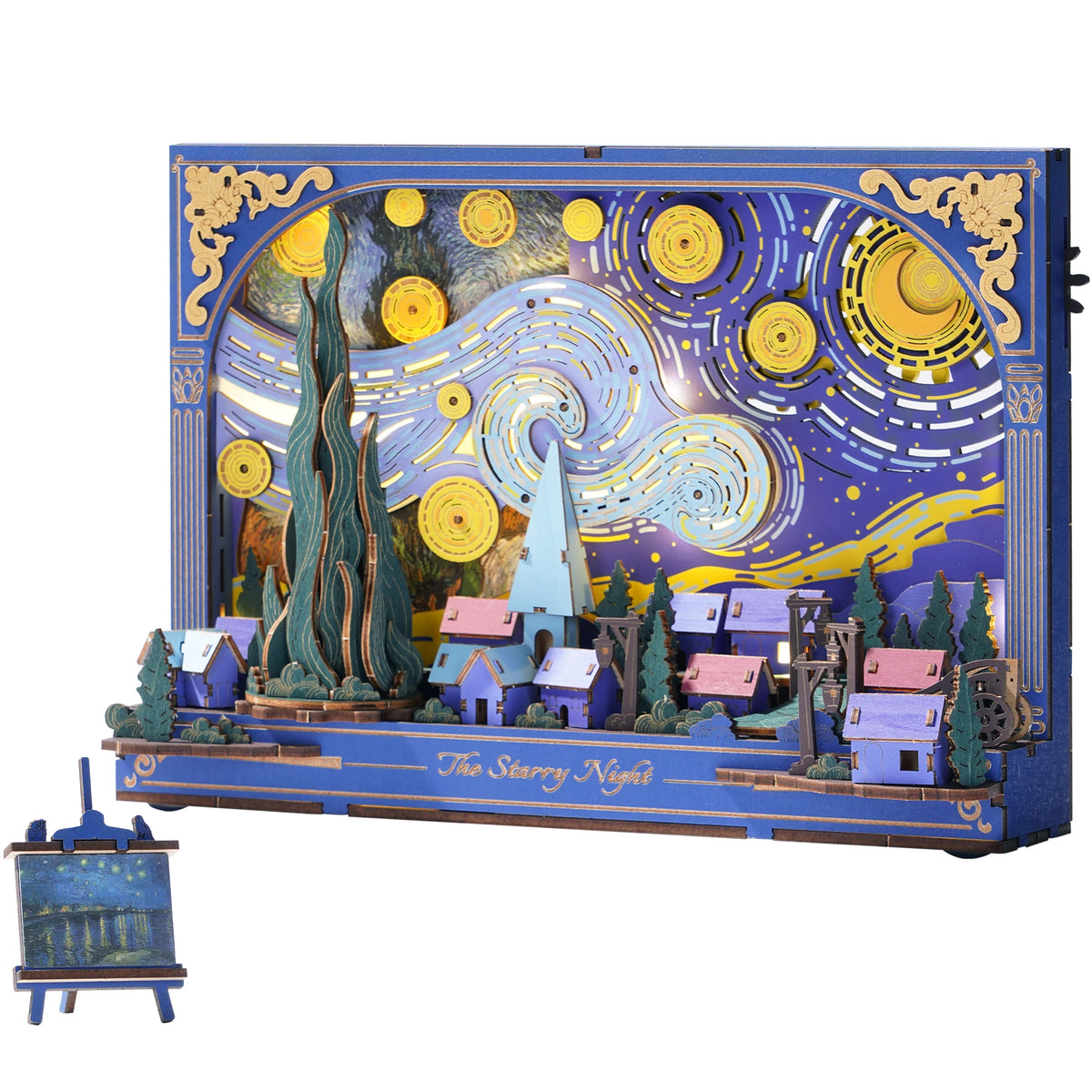 ROKR Starry Night 3D Wooden Puzzle Kit