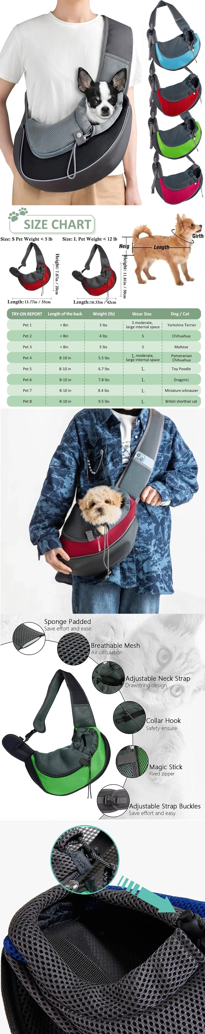 Hot pet backpack pet bag go out portable shoulder bag go out crossbody bag bag cat dog pet supplies