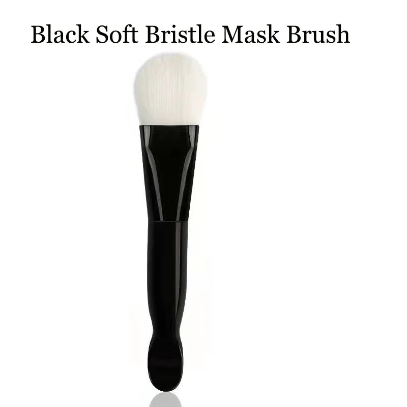 1PC Professional Double Ending Soft Bristle Silicone Wear-resistant Facial Flexible Mask Brush Skin Care Cleaning Beauty Tools