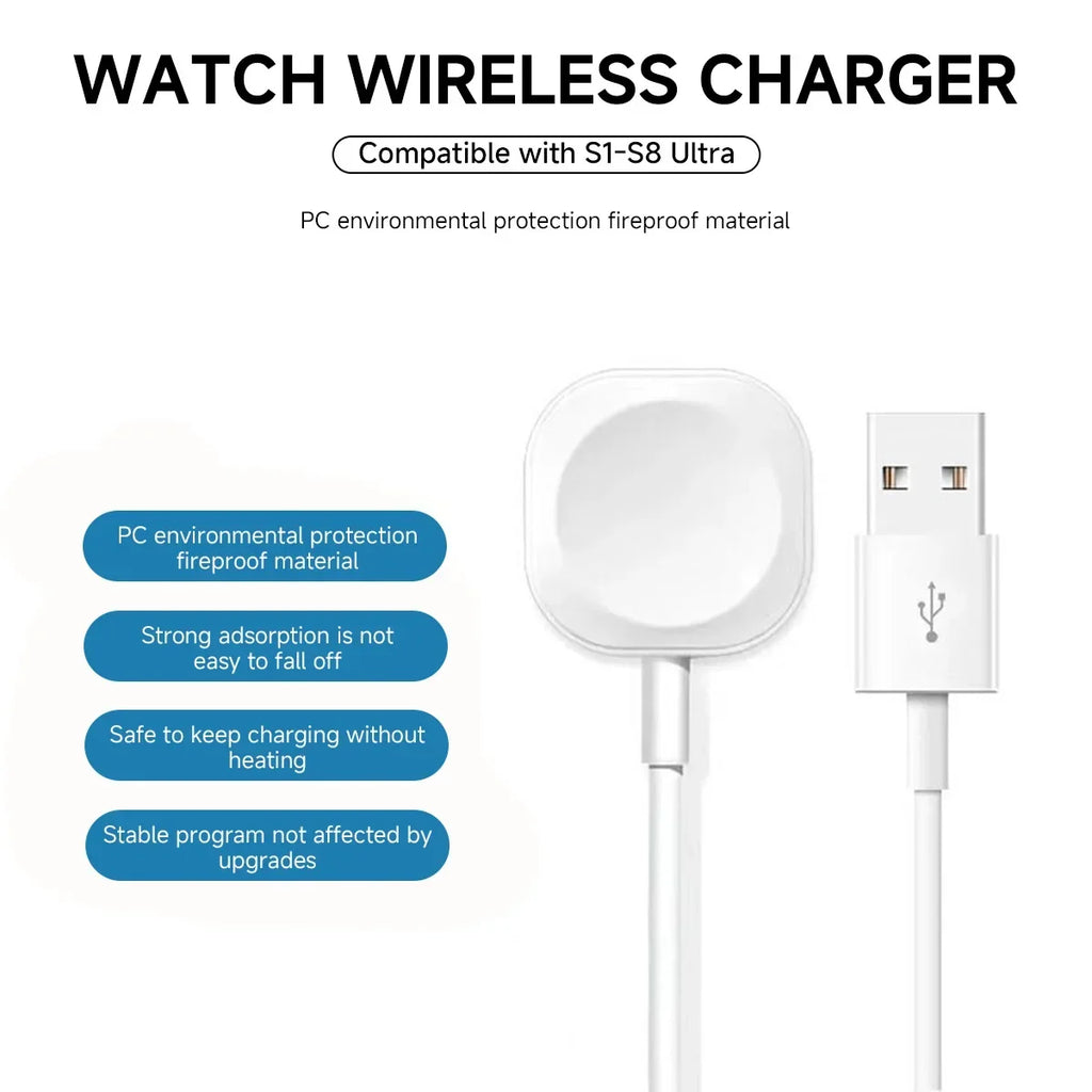 Magnetic Wireless Charger For Apple Watch Series 9 8 7 Ultra 2 SE fast Charging Cable Accessories For iWatch 8 7 6 5 4 3 2 1
