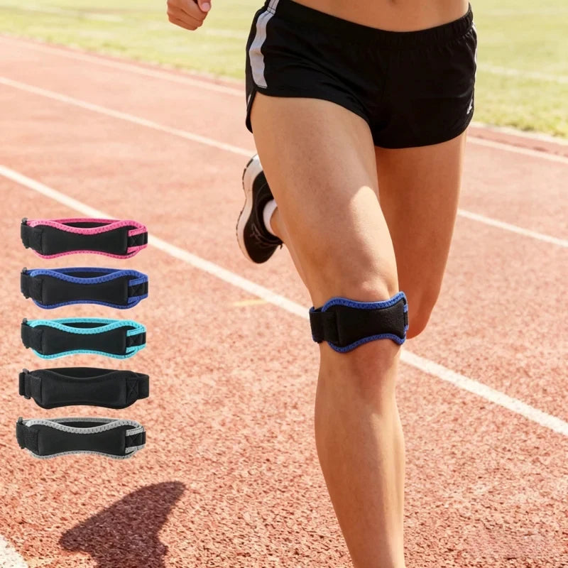 Knee Support Strape Brace Adjustable Shock Absorption Compression