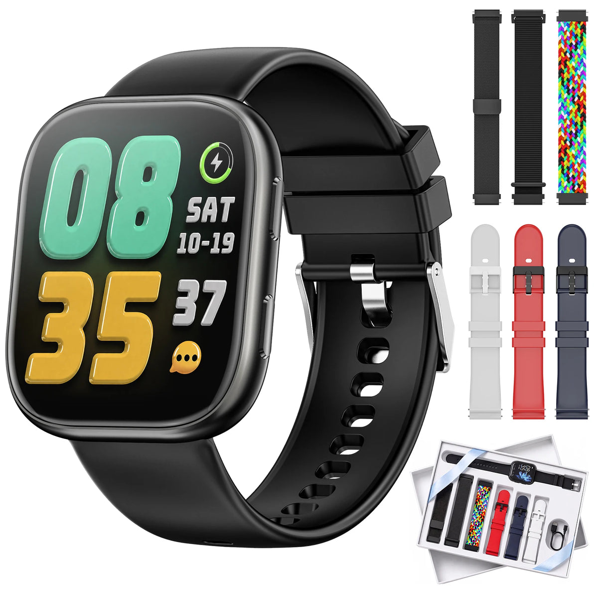 Smart Watch Bluetooth Call 1.83'' TFT Screen Gift Box