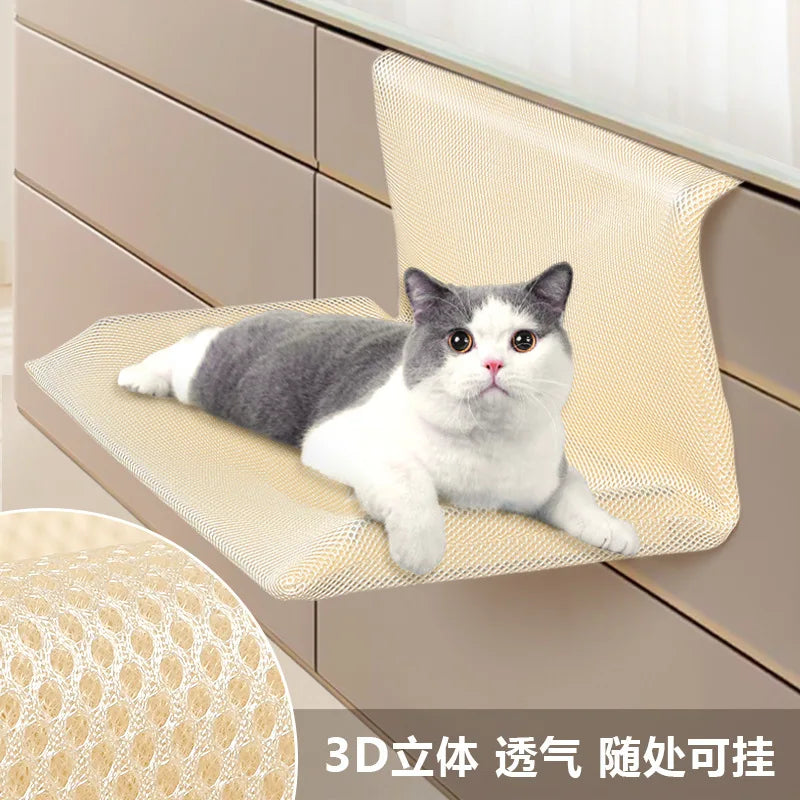 Cat hammock hanging removable and washable folding cat climbing frame villa cat nest manufacturer stock winter warm pet supplies