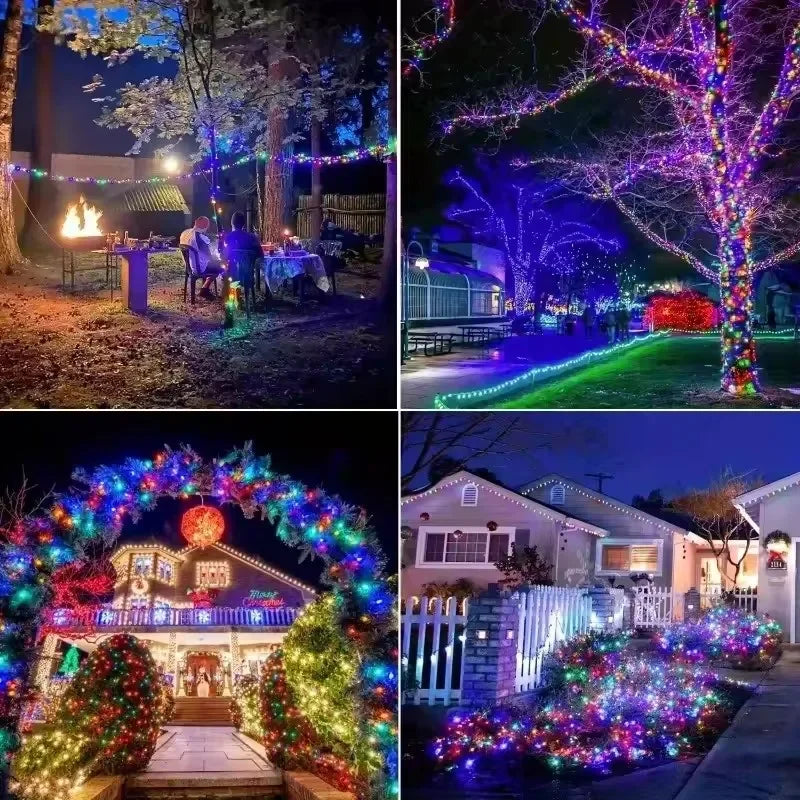 Outdoor Solar String Light 300/200/100/50 LED Fairy Garland 8