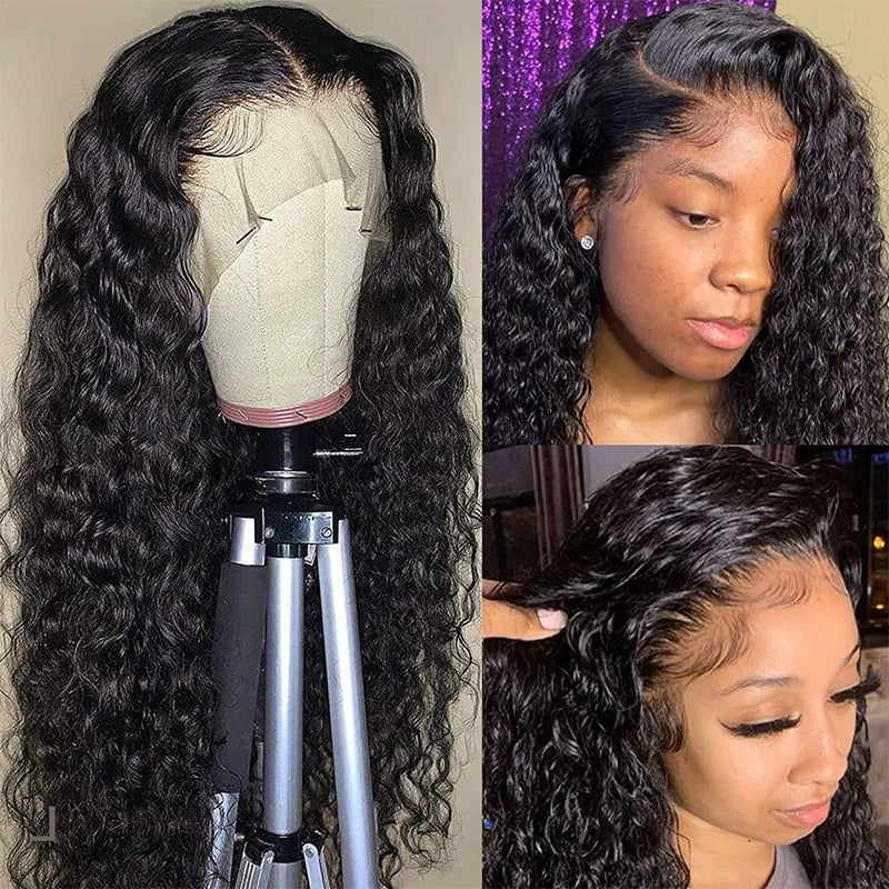 Water Wave 13x4 13x6 Lace Front Wigs Human Hair