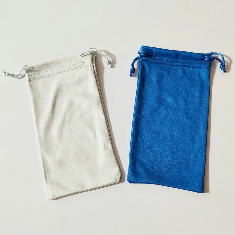 Microfiber Eyeglasses Bag Sun Bag Portable Cloth Bag Sunglasses Sunglasses Bag Simple Loading Glasses Storage Bag