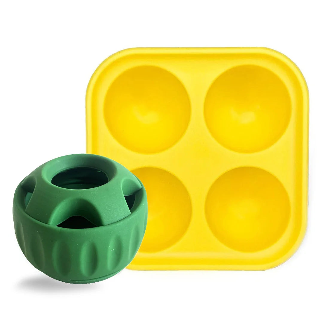 Pupsicle & Treat Tray Long-Lasting Interactive Dog Ball Toy Silicone Dog Treat Mold Keep Your Pup Busy BPA Free Easy Clean Toys