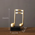 Simple Resin Musical Notes Model Ornaments Living Room Wine Cooler TV Cabinet Desktop Decorative Crafts
