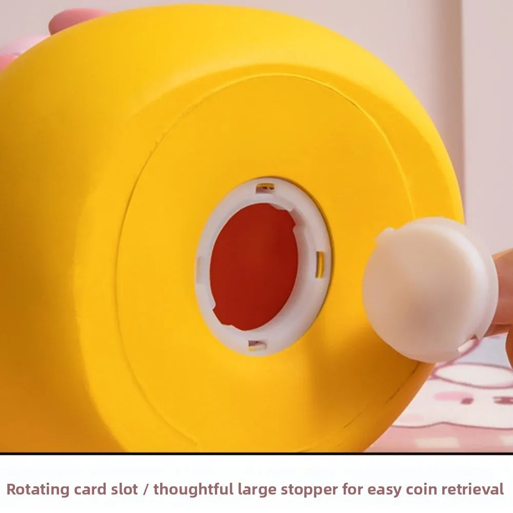 Decorative Vinyl Pig Vinyl Piggy Bank Animal Pig Duck Riding Pig Money Jar Good Luck Fall Protection Coin Saving Box Home