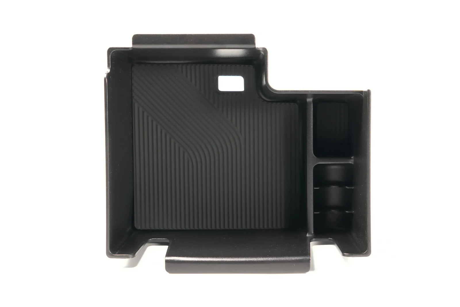 Car Armrest Storage Box Lower Center Console Organizer Cup Holder Storage Box Wireless Charger Panel Mat For KIA EV9 2024 2025
